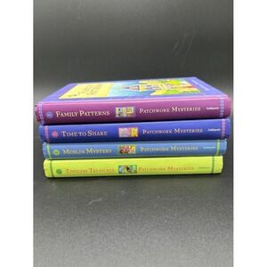 Patchwork Mysteries ‎ Book Collection Lot  Books 1-4 Hardback